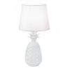 Accent Plus White Pineapple Porcelain Table Lamp