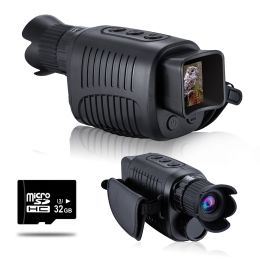 1080p Full HD Vabsce True Infrared Night Vision Monocular; Goggles For Seeing In Complete Darkness Long Distance For Hunting; Camping; Travel; Surveil
