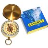 Outdoor Multifunctional Pure Copper Flip Cover Luminous Compass; Pocket Watch Type North Compass