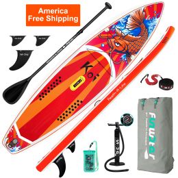 Free Shipping Dropshipping America Warehouse Have Stock SUP Stand Up Paddle Board 11'6"x33''x6'' Inflatable Paddleboard Surfboard with ISUP Accessorie