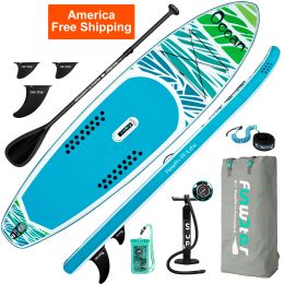 Free Shipping Dropshipping America Warehouse Have Stock SUP Stand Up Paddle Board 10'6"x33''x6'' Inflatable Paddleboard Surfboard with ISUP Accessorie