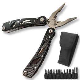 Outdoor Fishing Camping Accessories Survival Folding Multitool Knife Pliers Pocket Knives Saw Kit