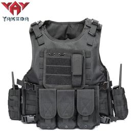 YAKEDA black multicam other combat military tactical vest chaleco tactico gilet tactique