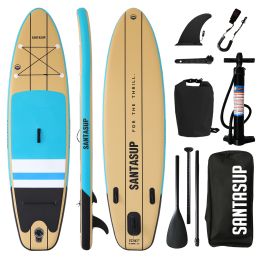 Inflatable Stand Up Paddle Board with Premium SUP Accessories;  Blow Up Paddleboard for Youth & Adult