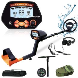Metal Detector for Adults Professional Waterproof-Adjustable High Accuracy Beach Metal Detector with Ground Balance,All Metal & DISC & Notch & Pinpoin