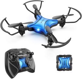 DROCON Mini Drone for Kids, Scouter Foldable Beginner drone with Altitude Hold/3D Flips/Self-Rotating/Headless Mode/One-Key Take-Off & Landing/One-Key