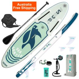 Free Shipping Dropshipping Australia Warehouse Have Stock SUP Stand Up Paddle Board 10'6'x33''x6'' Inflatable Paddleboard Soft Top Surfboard with ISUP