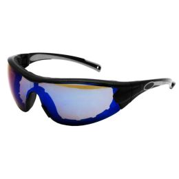 Swap Safety Glasses / Goggles - Blue Mirrored Lens