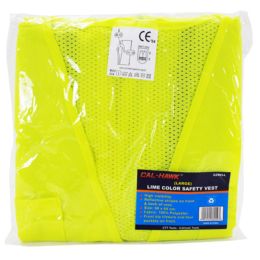 Lime Color Safety Vest - Large