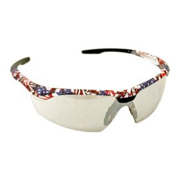 American Flag Safety Glasses - Mirrored