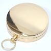 Outdoor Multifunctional Pure Copper Flip Cover Luminous Compass; Pocket Watch Type North Compass