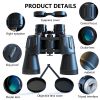 20x50 HD Professional Waterproof Binoculars-High Power Military Low Light Night Vision Binoculars with Durable & Clear BAK4 Prism FMC Lens