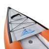 Inflatable Kayak Set with Paddle & Air Pump, Portable Recreational Touring Kayak Foldable Fishing Touring Kayaks, 1 Person