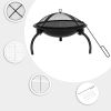 ZOKOP 21 Inch Charcoal Grill (With Charcoal Net) Carrying Bag RT