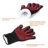 BBQ Gloves 1472Â°F Heat Resistant Grill Gloves Anti-slip Carbon Fiber BBQ Gloves