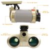 4X30 Kids Toy Night Vision Binoculars with Pop-Up LED Light Portable Neck Strap for Watching Hiking Travelling