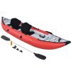 Inflatable Kayak Set with Paddle & Air Pump, Portable Recreational Touring Kayak Foldable Fishing Touring Kayaks, Deluxe Extended Version Tandem 2 Per