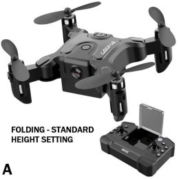 Mini Drone 4K Professional HD Camera High Hold Mode RC Helicopter Kid helicopter RC RTF Quadopter Foldable Quadrocopter WiFi (Color: Without Camera)