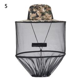 1pc Mesh Net Hat; Anti-Mosquito Bee Insect Fly Breathable Hat For Outdoor Fishing Garden Camping (Style: Style 5)