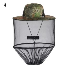 1pc Mesh Net Hat; Anti-Mosquito Bee Insect Fly Breathable Hat For Outdoor Fishing Garden Camping (Style: Style 4)