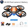V8 New Mini Drone 4K 1080P HD Camera WiFi Fpv Air Pressure Height Maintain Foldable Quadcopter RC Dron Toy Gift