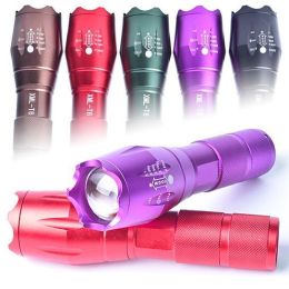 Grab-N-Go Zoomable Focusing Flashlight In 5 Colors (Color: Purple)