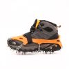 Factory supplied outdoor snow climbing tpe material 19 tooth stainless steel anti-skid shoe cover 19 tooth ice claw